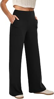 Wide Leg Pants Woman High Waist Casual Lounge Yoga Pants 2 Pockets: OEM Production and Sizing Notes