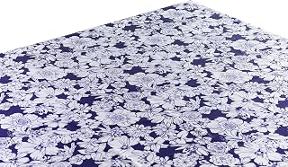 Alux Wildflowers Oilcloth Tablecloth for Patios, Picnic and Kitchen Tables - Blue - Plastic Vinyl - Mantel de Plastic (55x90 Inch Rectangle): Fabric Sourcing and Quality Notes