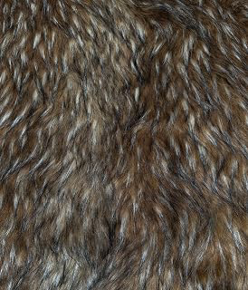Faux Animal Fake Fur 3-inch Long Pile 1400gram Per Meter, Heavy 65