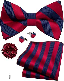 Silk Bow Ties for Men Pre-Tied Adjustable Paisley Bowtie Set: Jacquard Weave and Production Notes