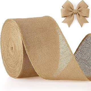 Chuangdi 20 Yard 6 Inches Burlap Ribbon Wide Jute Ribbon Natural Burlap Fabric Roll Wired Edge for Wreaths, Christmas Tree Decoration, Big Bow: Fabric Sourcing and Quality Notes