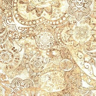FlashPhoenix Quality Sewing Fabric - Bohemian Rhapsody Ombre by Quilting - Cream 956-E by The Yard Size: 36