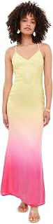 the Label Women's Niyah Maxi Dress: Ombre Dyeing and Production Notes