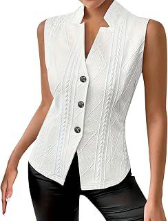 Denim Vest for Women Jacquard Sleeveless Cropped Stretchy Jean Vest Tank Tops Summer Casual Button Up Waistcoat: Jacquard Weave and Production Notes