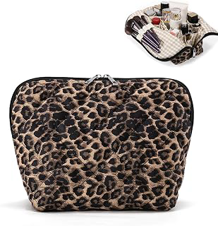 HiTotes Travel Makeup Bag Cheetah Print Cosmetic Bag Leopard Toiletry Bags: Print Design and Production Notes