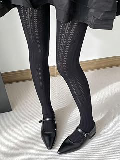 Leaf Jacquard Tights for Women, Textured Opaque Pantyhose Stockings: Jacquard Weave and Production Notes