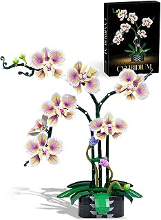Orchid Flower Building Block Set,Compatible with Lego Flower Featuring Printed Floral Patterns on The Blocks' Petals, Ideal for Tabletop: Print Design and Production Notes