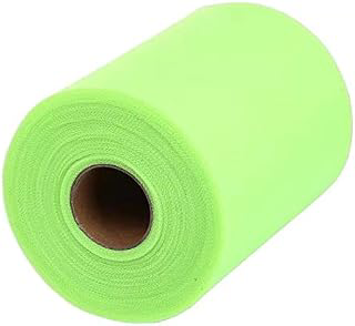 Tulle Roll Spool Fabric for Sewing, Table Skirt and Wedding Decoration, 6 Inches by 100 Yards!(Fluorescent): Ombre Dyeing and Production Notes