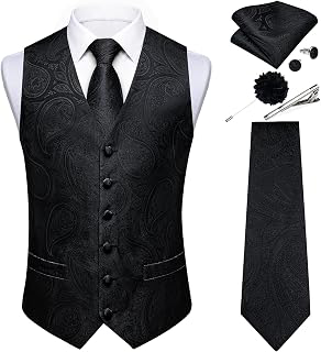 Mens Suit Vest Tie Set Paisley Waistcoat: Jacquard Weave and Production Notes