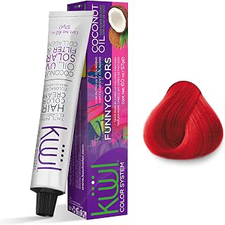Semi-Permanent Hair Dye Color Red - Hair Color Cream 3.04 fl oz 90 ml: Ombre Dyeing and Production Notes