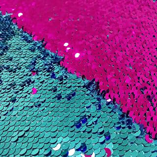Pardecor Sequin Fabric, 2 Yards, Turquoise to Fuchsia: Fabric Sourcing and Quality Notes