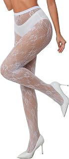 Sexy Tights for Women High Waist Fishnet Stockings Lace Leggings Floral Lace Pantyhose: Print Design and Production Notes