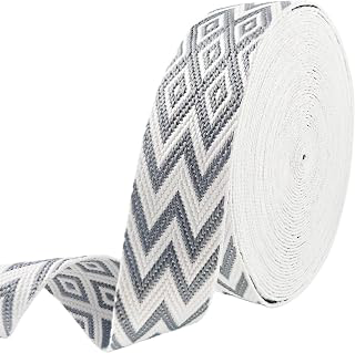 1.5 Inch Jacquard Nylon Webbing 10 Yards for Bag Strap Craft, Grey: Jacquard Weave and Production Notes