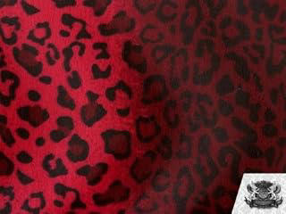 Velboa Faux/Fake Fur Leopard Black and RED Fabric By the Yard: Fabric Sourcing and Quality Notes