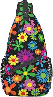Pattern Printed Sling Bag for Women Men Crossbody Shoulder Backpack Chest Bags Gym Travel Hiking Casual Daypack: Print Design and Production Notes