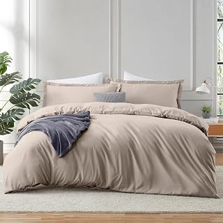 Hearth & Harbor Linen Duvet Cover Queen Size, 3 Piece Bedding Set: Jacquard Weave and Production Notes