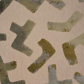 TOP FABRIC, Zola Vintage Kuba Cloth Inspired Cut Velvet Upholstery Fabric - Watercolor Effect with Soft Multicolor Dimension - 57 Width: Jacquard Weave and Production Notes