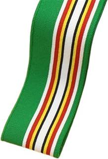 Elastic Ribbed Cuffs Rib Combed Rainbow Cuff Fabric by Half Yards Striped Stretch for Sewing Base Shirt Knitting Neckline 5x85CM/PCS(Color-45): Fabric Sourcing and Quality Notes