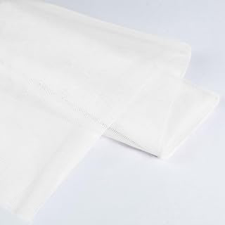White Soft Mesh Fabric 54 Inch by 3 Yards, No Stretch Sheer Mesh Netting, Tulle Gauze Fabric for Wedding Dress Prom Gown Corset Base Dance: Ombre Dyeing and Production Notes
