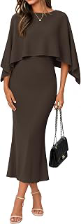 Women's Fall Two Piece Outfits Shawl Poncho Sweater Bodycon Dresses: OEM Production and Sizing Notes