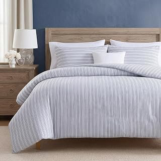 Nautica - King Duvet Cover Set with Shams, Cotton, Button Closure: Jacquard Weave and Production Notes