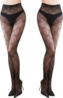 2 Pairs Lace Patterned Tights Fishnet Floral Stockings Small Hole Pattern Leggings Tights Net Pantyhose: Print Design and Production Notes