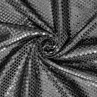 Faux Sequin Knit Fabric Shiny Dot Confetti for Sewing Costumes Apparel Crafts by The Yard (1 Yard, Black): Fabric Sourcing and Quality Notes