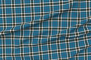 Spoonflower Fabric Tartan Scottish Plaid Kilt on Petal Signature Cotton: Fabric Sourcing and Quality Notes