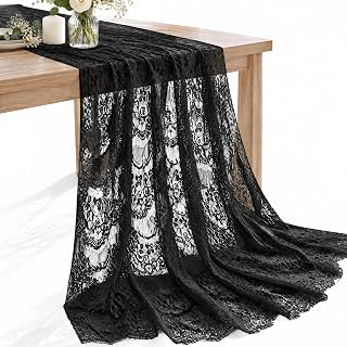 CONGREGATE Floral Lace Fabric 1 Yard 59 Inch Wide Black 100% Polyester Non Stretch Lace for Bridal Wedding Dress Sewing Crafts: Fabric Sourcing and Quality Notes
