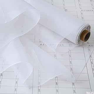 100% Pure Silk Organza, 5 mommes Thick. It is Used for DIY Sewing of Clothes and Wedding Dresses, as Well as Handicraft Production. Width: 44: Fabric Sourcing and Quality Notes