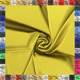 Satin Faille Stretch - 2-Way Stretch Satin Fabric for Sewing & Craft Projects - Chartreuse - Cut By The Yard: Fabric Sourcing and Quality Notes