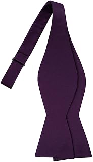 Self-Tied Satin Bow Tie Solid Tuxedo Adjustable Bowties For Adults: Jacquard Weave and Production Notes