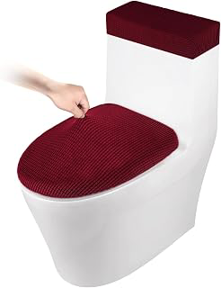 Toilet Lid Cover and Toilet Tank Cover, Toilet Covers Set for Bathroom: Jacquard Weave and Production Notes