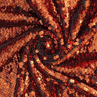 Fish Scale Sequin Fabric on Stretch DTY Knit - Shiny Mermaid Costume Fabric, Dancewear, Backdrop, Table Cover, Sold by The Yard (Copper, 1 Yard): Fabric Sourcing and Quality Notes
