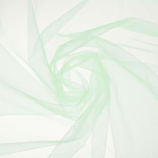 MECCANIXITY Light Green Sheer Organza Fabric by the Yard 1 Yards x 63