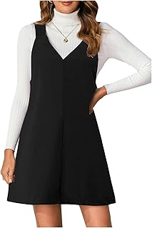 Women's Corduroy Overalls Dress Mini Pinafore Jumpers Fall Dresses: OEM Production and Sizing Notes