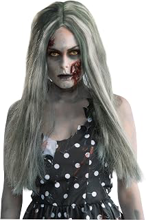 Rubies Creepy Zombie Wig for Adults, Women's No Size: Ombre Dyeing and Production Notes