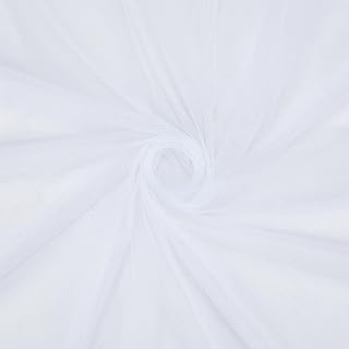 1.9 Yards Polyester Mesh Fabric White Voile Solid Mosquito Net Breathable Fabric Netting Sheer Tulle Gauze Soft Cloth by The Yard for Sewing: Fabric Sourcing and Quality Notes