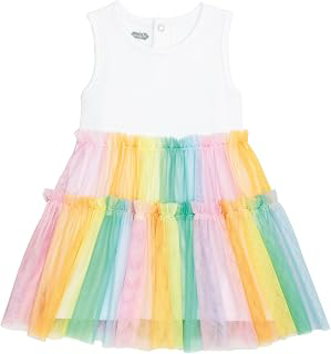 Toddler Girl Rainbow Ombre Tutu Tank Dress: Ombre Dyeing and Production Notes