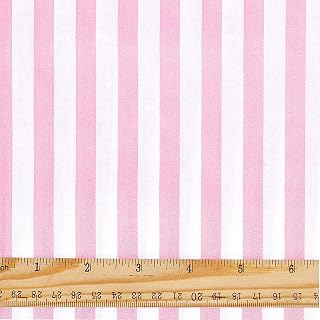 PH PandaHall Stripe Cotton Fabric Pink White Striped Fabric Stripes Pattern Fabrics Striped Sewing Fabrics for DIY Craft Costume Dress Quilting: Fabric Sourcing and Quality Notes