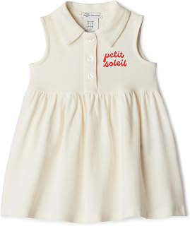 x Sofia Grainge Toddlers and Baby Girls' Cotton Pique Sleeveless Dress: OEM Production and Sizing Notes