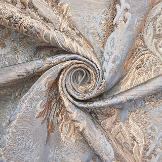 Grand Extra Wide Metallic Damask Heavyweight Upholstery & Decor 110
