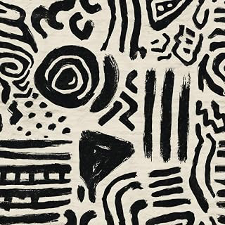 Boho Abstract Ink Brush Wallpaper Self Adhesive Peel and Stick Swirls Stripes Organic Shapes Wall Paper Removable Waterproof for Bedroom Shelf: Jacquard Weave and Production Notes