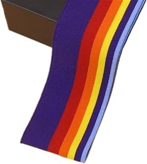 Elastic Ribbed Cuffs Rib Combed Rainbow Cuff Fabric by Half Yards Striped Stretch for Sewing Base Shirt Knitting Neckline 5x85CM/PCS(Color-21): Fabric Sourcing and Quality Notes