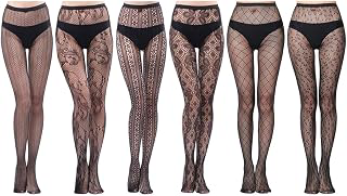 6 Pairs Lace Patterned Tights Fishnet Floral Stockings Small Hole Pattern Leggings Tights Net Pantyhose: Print Design and Production Notes