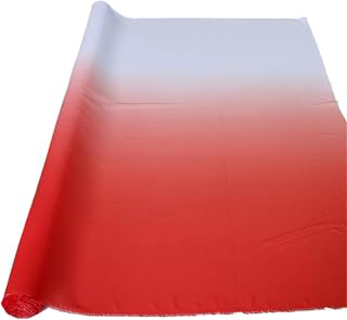 Sewing Supplies 3/5/10m Ombre Sheer Fabric See Through Gradient Rainbow Coloured 100D Silky Chiffon Cloth for Dress Drape Decor Craft,By Meter: Ombre Dyeing and Production Notes