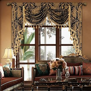 Loom and Mill Classic Damask Waterfall Valance for Living Room, W59 inch: Jacquard Weave and Production Notes