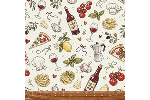 Fabric by the Yard, Italian Vintage Upholstery, Waterproof, 1 Yard: Fabric Sourcing and Quality Notes