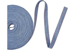 Pandahall 10.93 Yard Stitch Denim Ribbon 0.39 Inches Royal Blue Jeans Cloth Fabric Ribbon for Sewing Hairclip Garment Decoration: Fabric Sourcing and Quality Notes