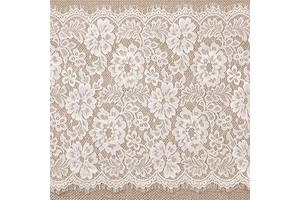 Floral Eyelash Lace Fabric 18" Wide 1.6 Yards White Lace Fabric Sewing Lace-Trim for DIY Crafts Wedding Gift Wrapping Costume Making: Fabric Sourcing and Quality Notes